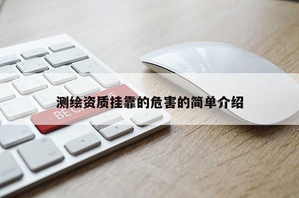 測繪資質 *** 的危害的簡單介紹